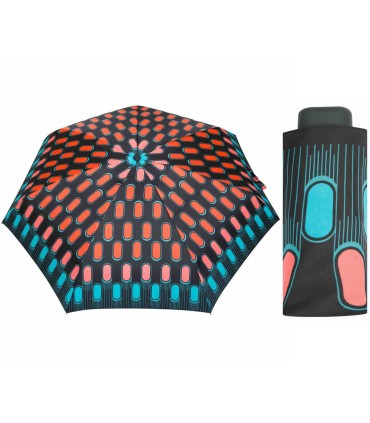 Kieszonkowa parasolka ULTRA MINI polskiej marki PARASOL, wzorzysta