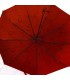 Otwierana i zamykana automatycznie parasolka damska Tiross – Srebrne Krople, bordowa