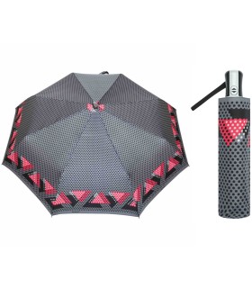 Automatyczna parasolka damska Carbon Steel polskiej marki Parasol, elegancka rączka