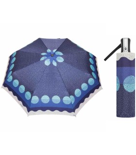 Automatyczna parasolka damska Carbon Steel polskiej marki Parasol, elegancka rączka