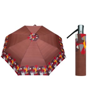 Automatyczna parasolka damska Carbon Steel polskiej marki Parasol, elegancka rączka