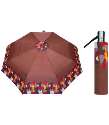 Automatyczna parasolka damska Carbon Steel polskiej marki Parasol, elegancka rączka