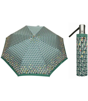Automatyczna parasolka damska Carbon Steel polskiej marki Parasol, elegancka rączka