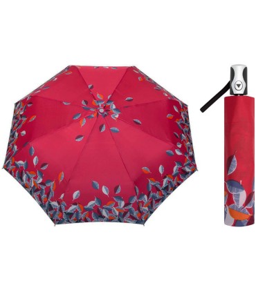 Automatyczna wytrzymała parasolka damska z włóknem szklanym polskiej marki Parasol