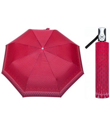 Automatyczna wytrzymała parasolka damska z włóknem szklanym polskiej marki Parasol