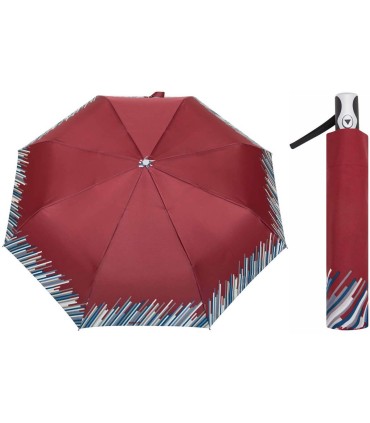 Automatyczna wytrzymała parasolka damska z włóknem szklanym polskiej marki Parasol