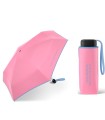 Parasolka do kieszeni lub torebki 17 cm składana na 5 BENETTON, różowa