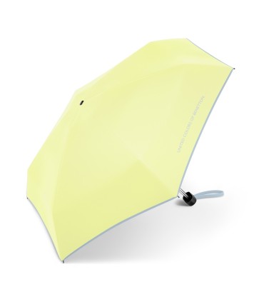 Parasolka do kieszeni lub torebki 17 cm składana na 5 BENETTON, żółta