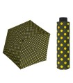 Parasolka damska do kieszeni lub torebki DOPPLER Fiber Havanna tylko 140 g, w groszki