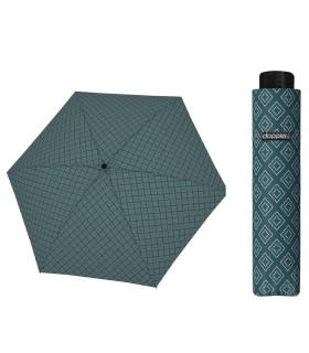 Parasolka damska do kieszeni lub torebki DOPPLER Fiber Havanna tylko 140 g, zielona