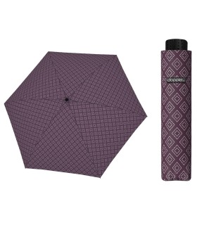 Parasolka damska do kieszeni lub torebki DOPPLER Fiber Havanna tylko 140 g, fioletowa