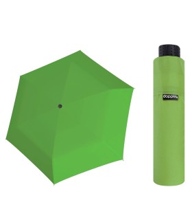 Parasolka damska do kieszeni lub torebki DOPPLER Fiber Havanna tylko 140 g, zielona