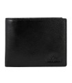 Skórzany klasyczny portfel męski Wittchen RFID kolekcja Italy, czarny