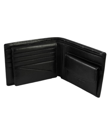 Skórzany klasyczny portfel męski Wittchen RFID kolekcja Italy, czarny