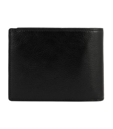 Skórzany klasyczny portfel męski Wittchen RFID kolekcja Italy, czarny