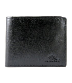 Skórzany klasyczny męski portfel Wittchen RFID kolekcja Italy, czarny