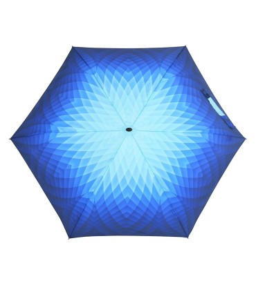 Płaska parasolka DOPPLER CARBONSTEEL SLIM do kieszeni, torebki, niebieska