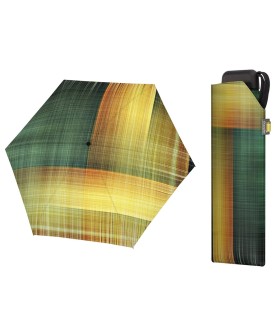 Płaska parasolka DOPPLER CARBONSTEEL SLIM do kieszeni, torebki, zielona