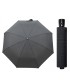 Automatyczna parasolka męska do teczki DOPPLER Fiber Magic, szara w kratę