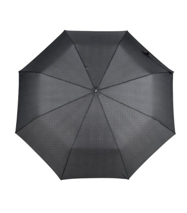 Automatyczna parasolka męska do teczki DOPPLER Fiber Magic, czarna w romby