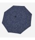 Automatyczna parasolka damska do torebki DOPPLER Fiber Magic, granatowa w kropki