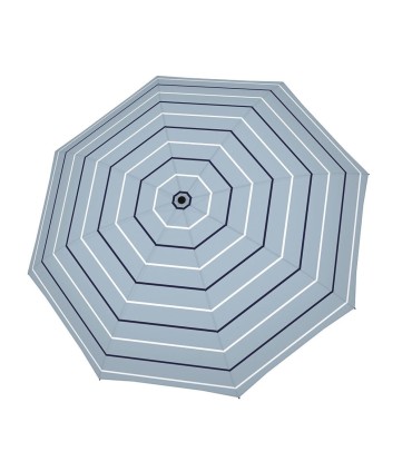 Automatyczna parasolka damska do torebki DOPPLER Fiber Magic, niebieska w paski