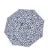 Automatyczna parasolka damska do torebki DOPPLER Fiber Magic, niebieska w listki