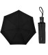 Kieszonkowa, automatyczna parasolka męska z włóknem, lekka i mocna, czarna