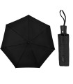 Kieszonkowa, automatyczna parasolka męska z włóknem, lekka i mocna, czarna