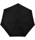 Kieszonkowa, automatyczna parasolka męska z włóknem, lekka i mocna, czarna