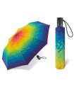 Automatyczna parasolka do torebki 27,5 cm HAPPY RAIN w kolorowe pixele