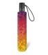 Automatyczna parasolka do torebki 27,5 cm HAPPY RAIN w kolorowe pixele